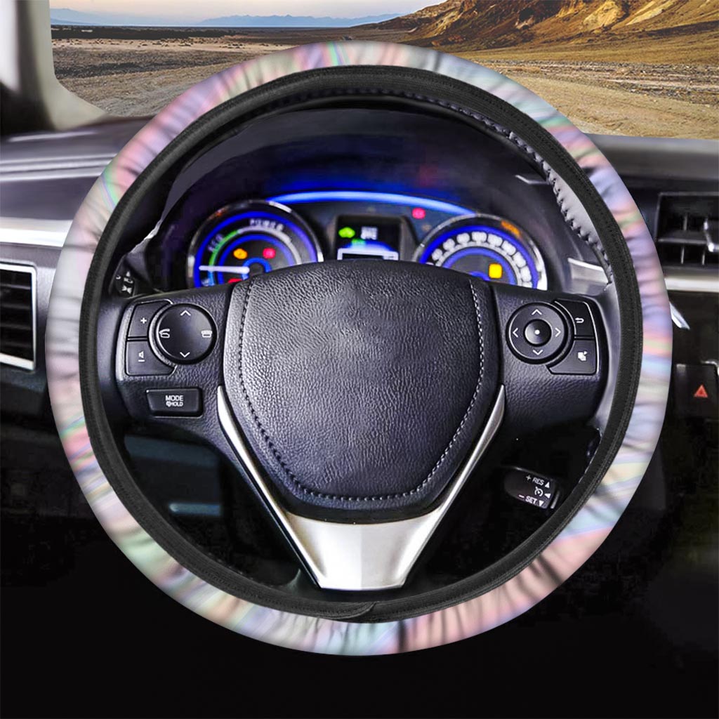 Trippy Holographic Steering Wheel Cover-grizzshop