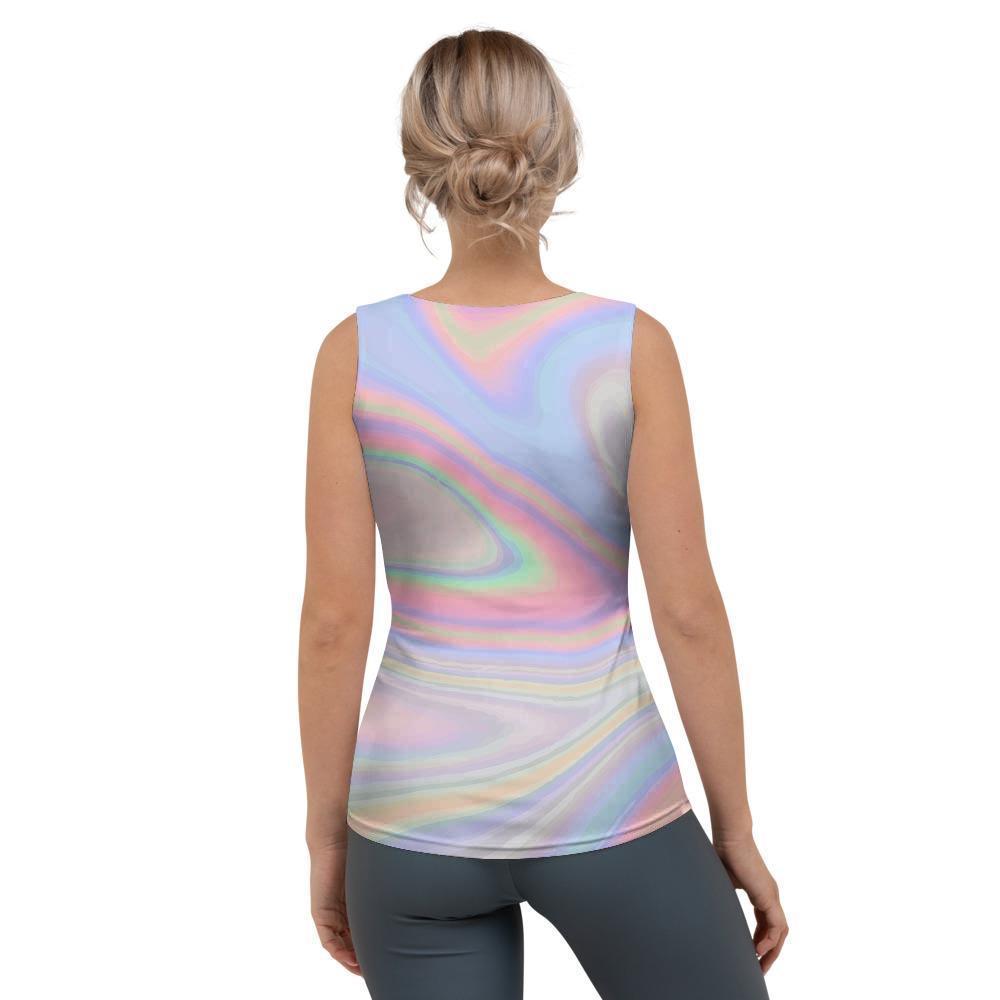 Trippy Holographic Women's Tank Top-grizzshop