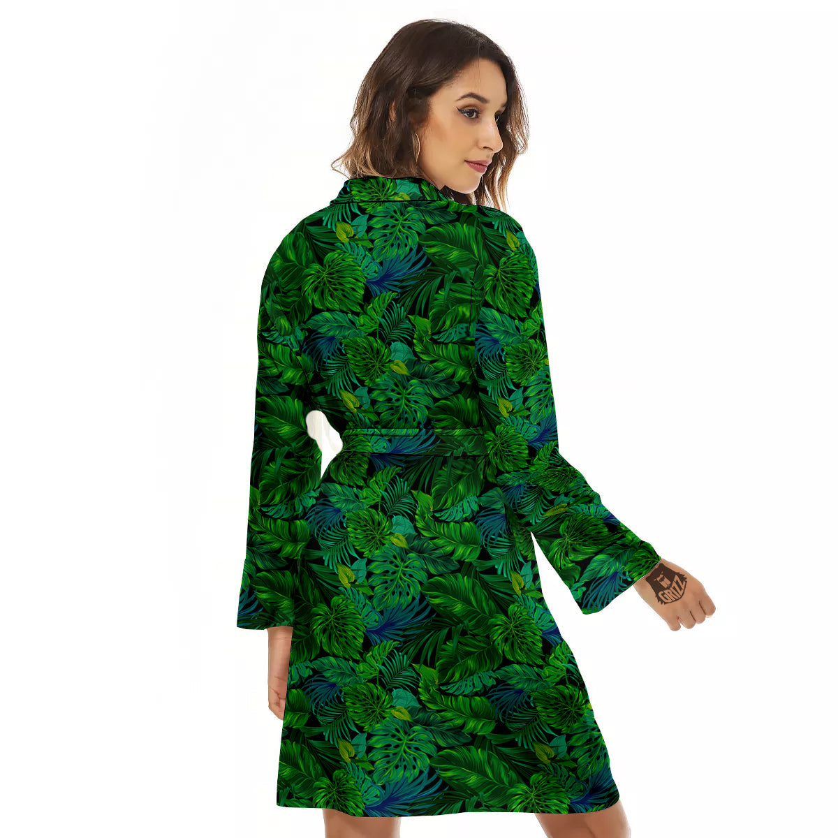 Tropical Aloha Hawaii Print Pattern Women's Robe-grizzshop