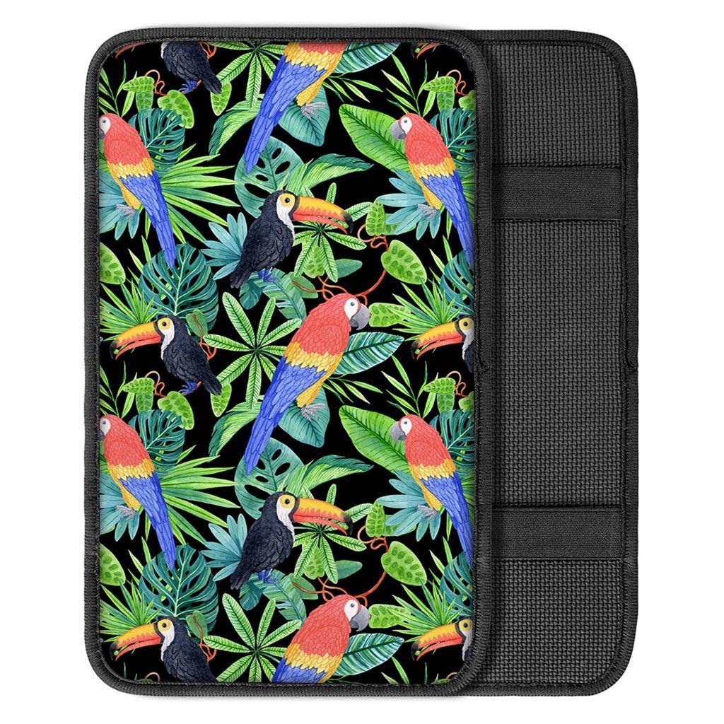 Tropical Bird Hawaiian Print Car Console Cover-grizzshop