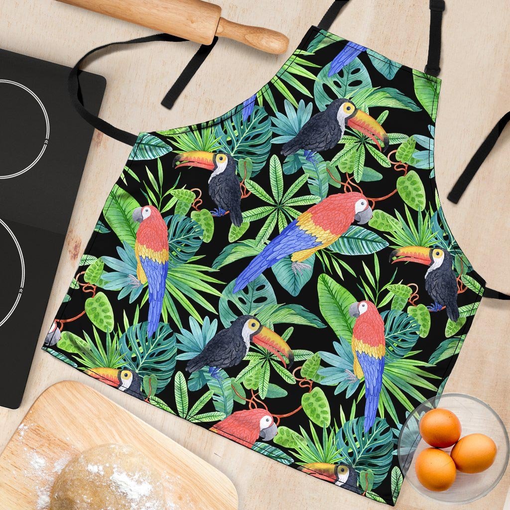 Tropical Bird Hawaiian Print Women's Apron-grizzshop