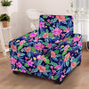 Tropical Exotic Flowers Hibiscus Hawaiian Print Armchair Cover-grizzshop