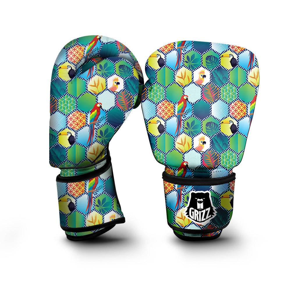 Tropical Exotic Hawaii Art Print Pattern Boxing Gloves-grizzshop