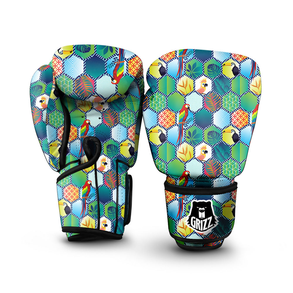 Tropical Exotic Hawaii Art Print Pattern Boxing Gloves-grizzshop