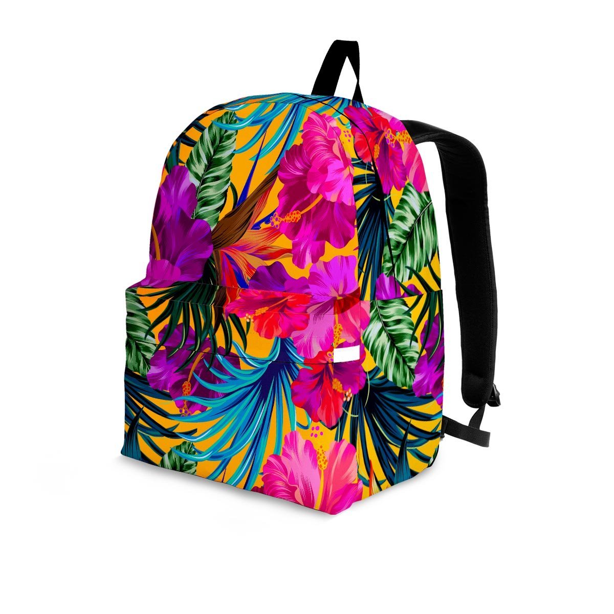 Tropical Hibiscus Flower Hawaiian Print Backpack-grizzshop
