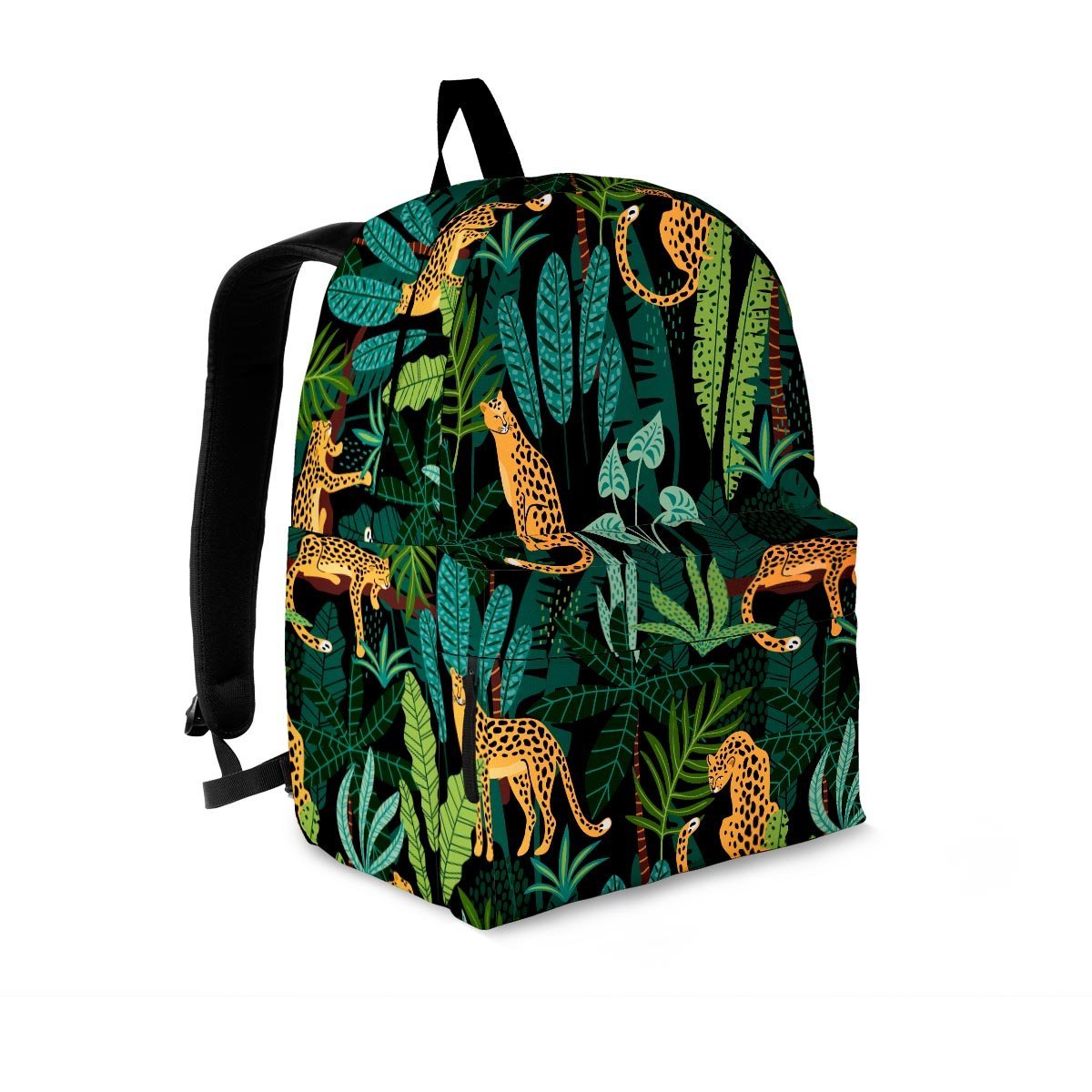 Tropical Leopard Hawaiian Print Backpack-grizzshop
