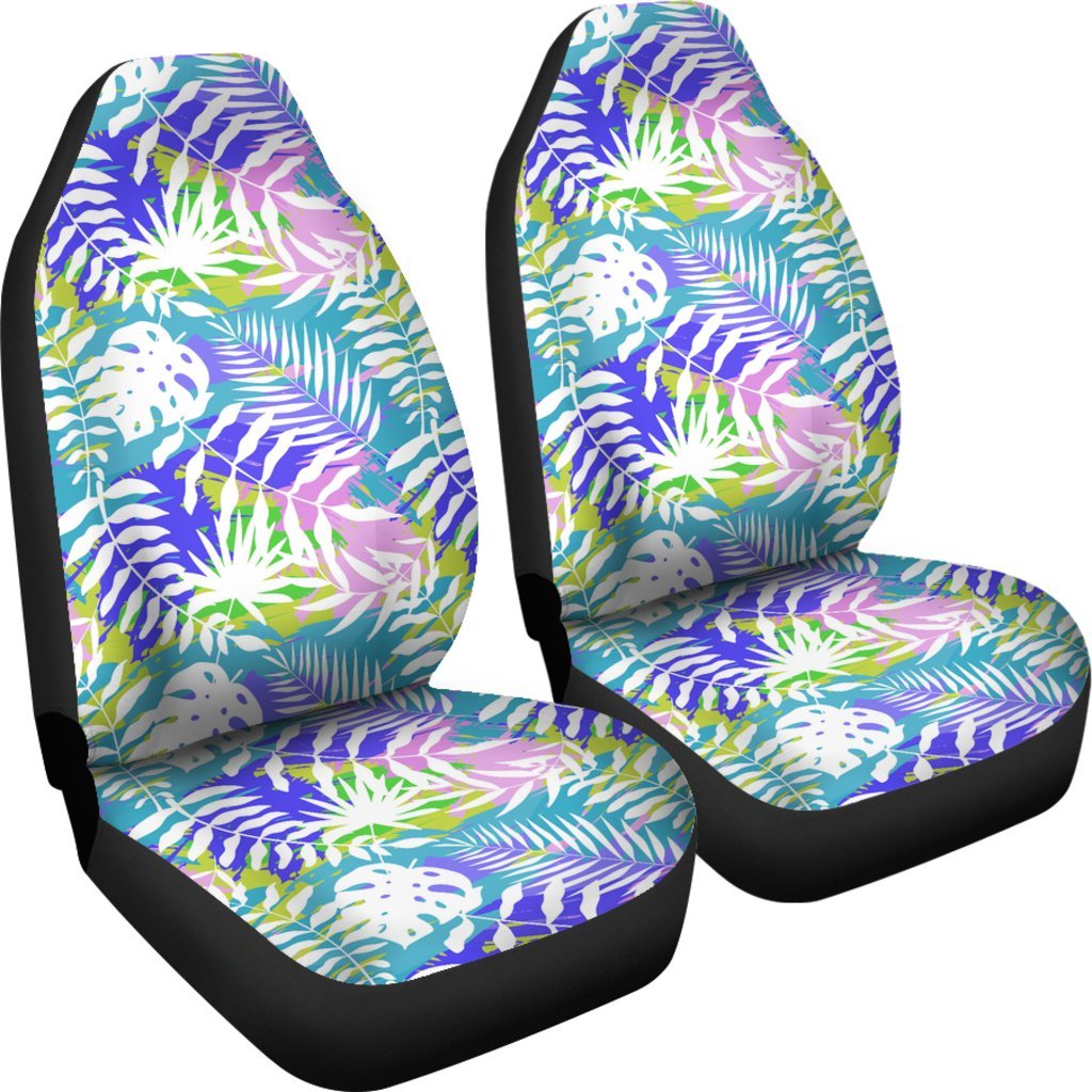 Tropical Palm Leaves Hawaiian Pattern Print Universal Fit Car Seat Cover-grizzshop