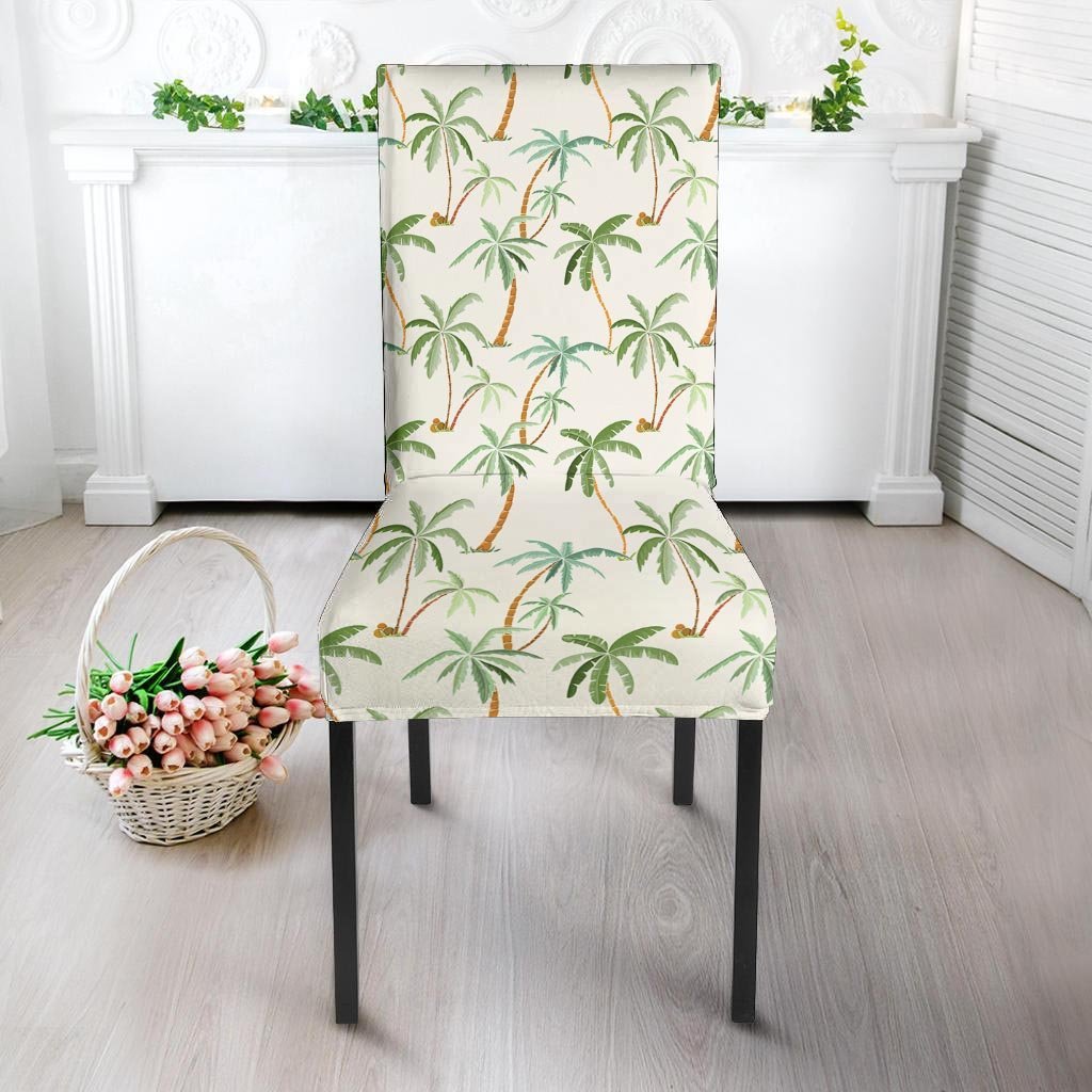 Tropical Palm Tree Hawaiian Print Chair Cover-grizzshop