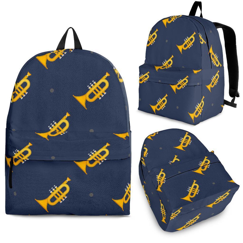 Trumpet Print Pattern Backpack-grizzshop