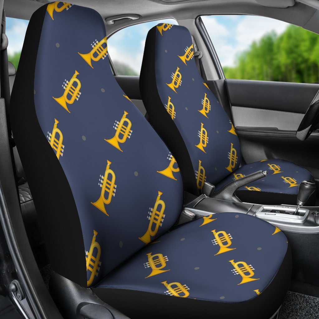 Trumpet Print Pattern Universal Fit Car Seat Covers-grizzshop