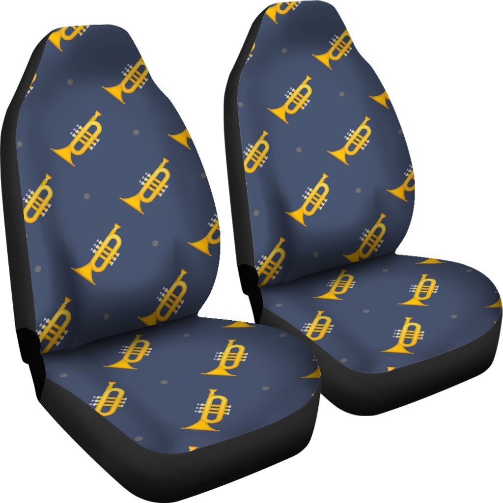 Trumpet Print Pattern Universal Fit Car Seat Covers-grizzshop