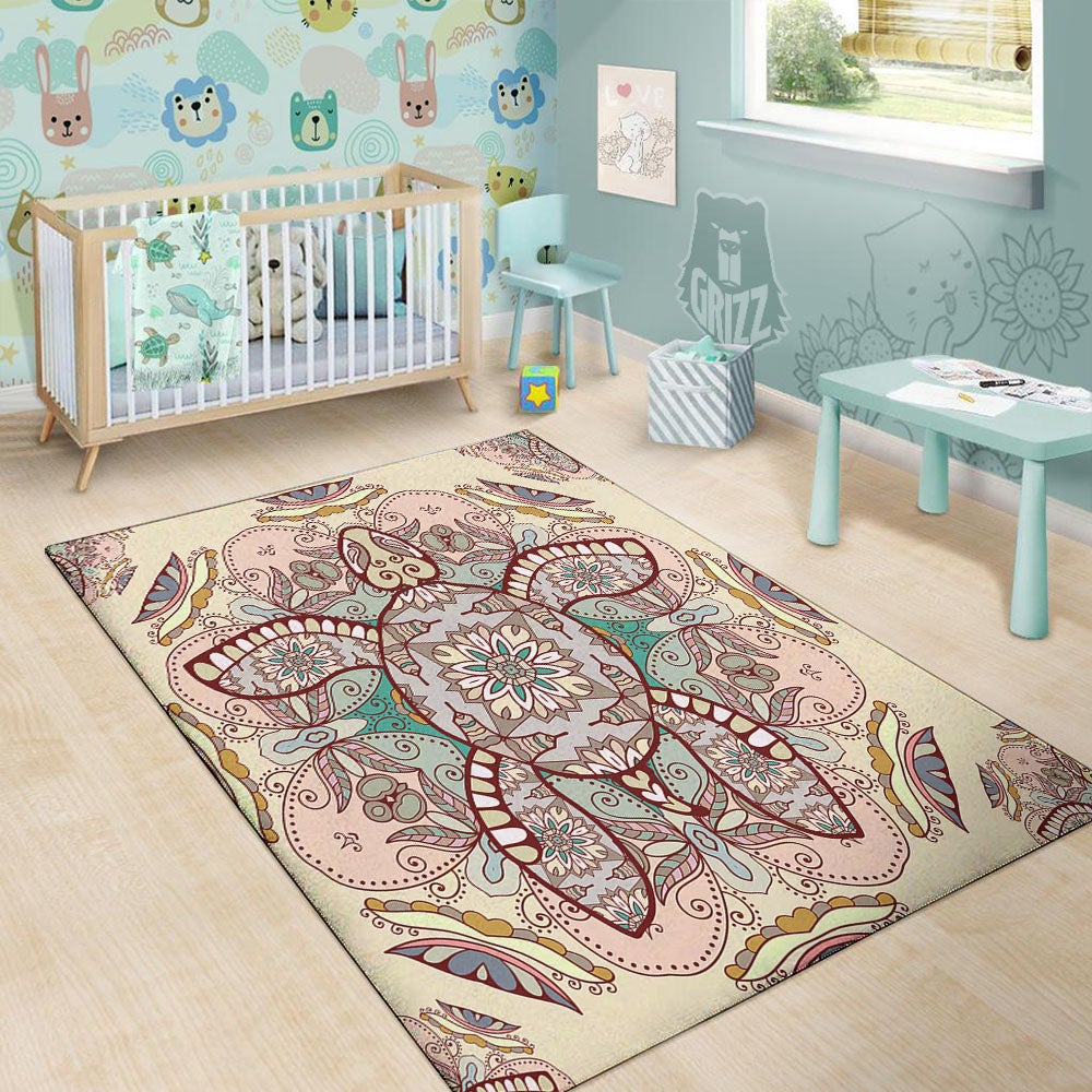 Sun Smile Pattern Print Floor Mat