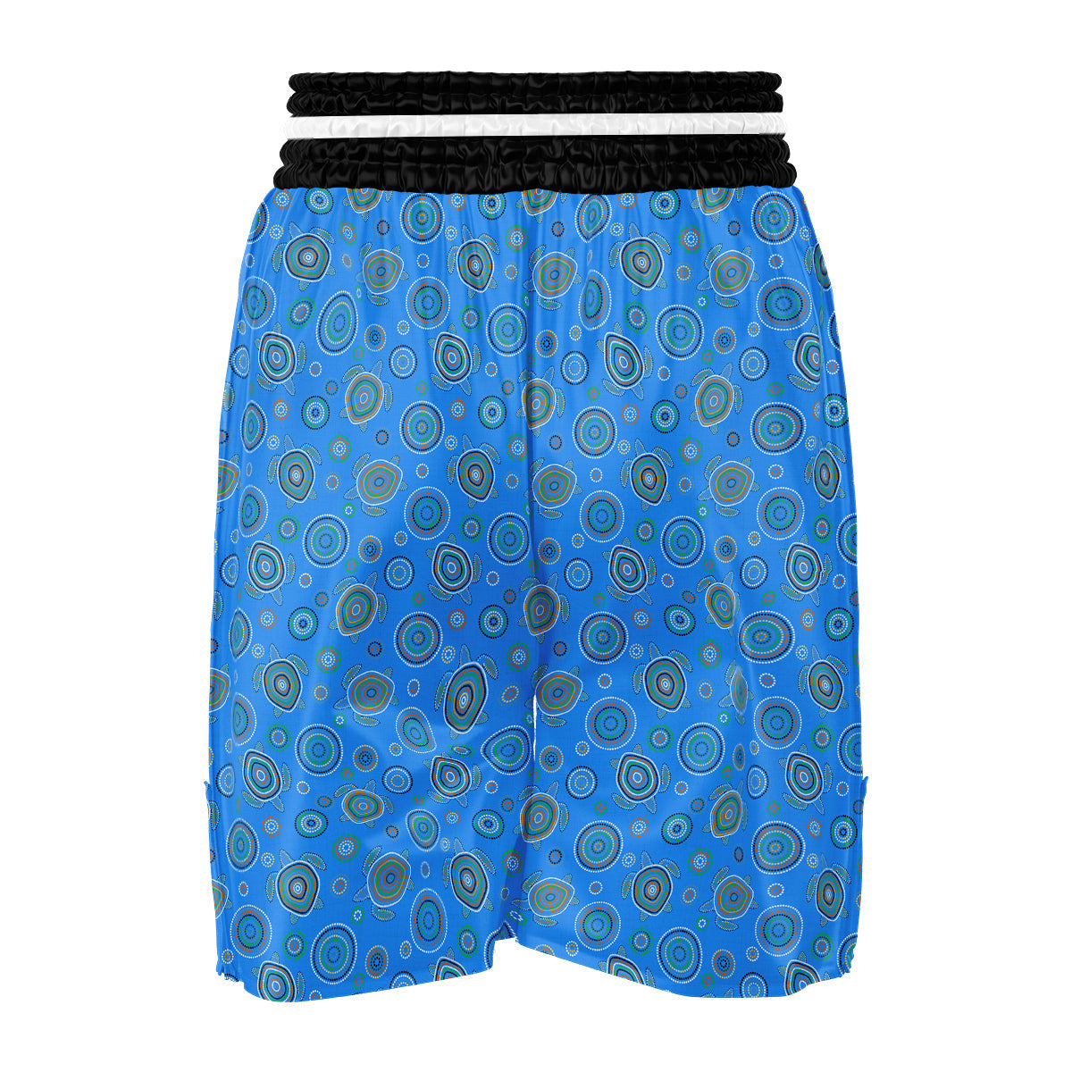 Turtle Sea Aboriginal Print Pattern Boxing Shorts-grizzshop