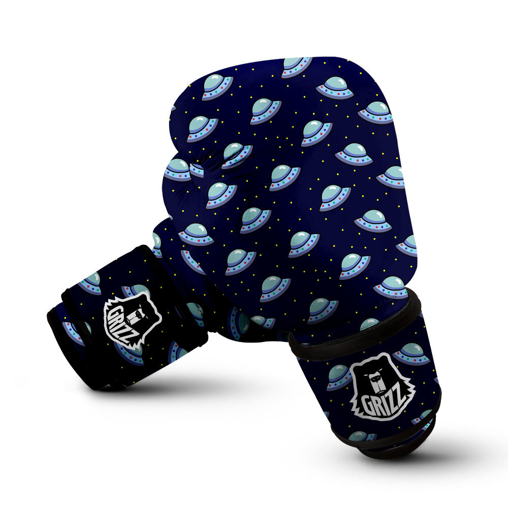 UFO Galaxy Print Pattern Boxing Gloves-grizzshop