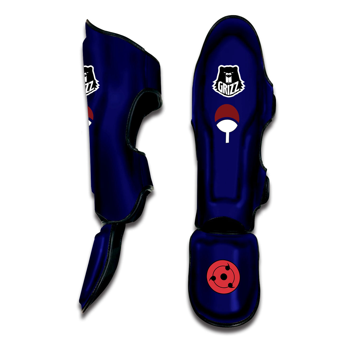 Uchiha Clan Muay Thai Shin Guards-grizzshop