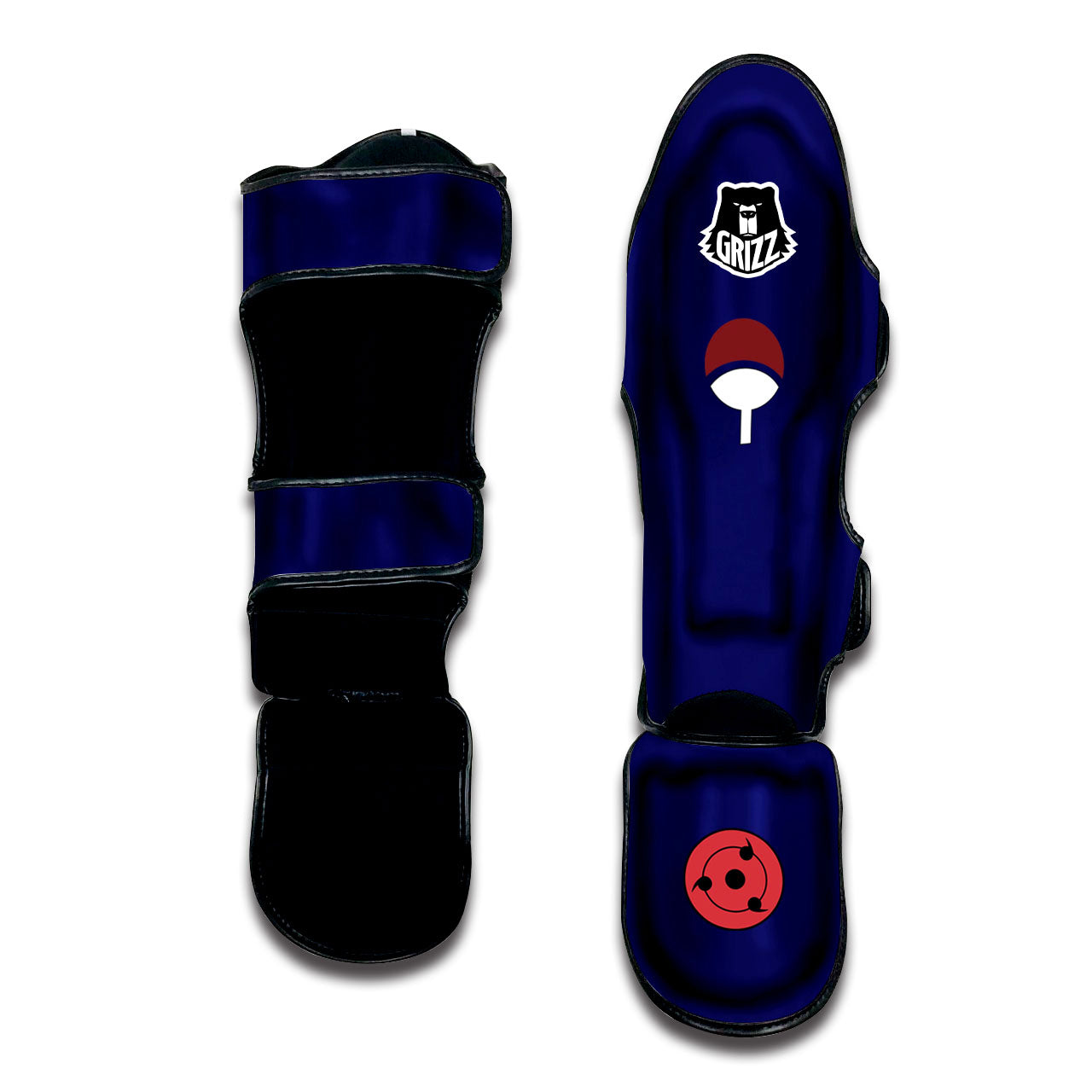 Uchiha Clan Muay Thai Shin Guards-grizzshop