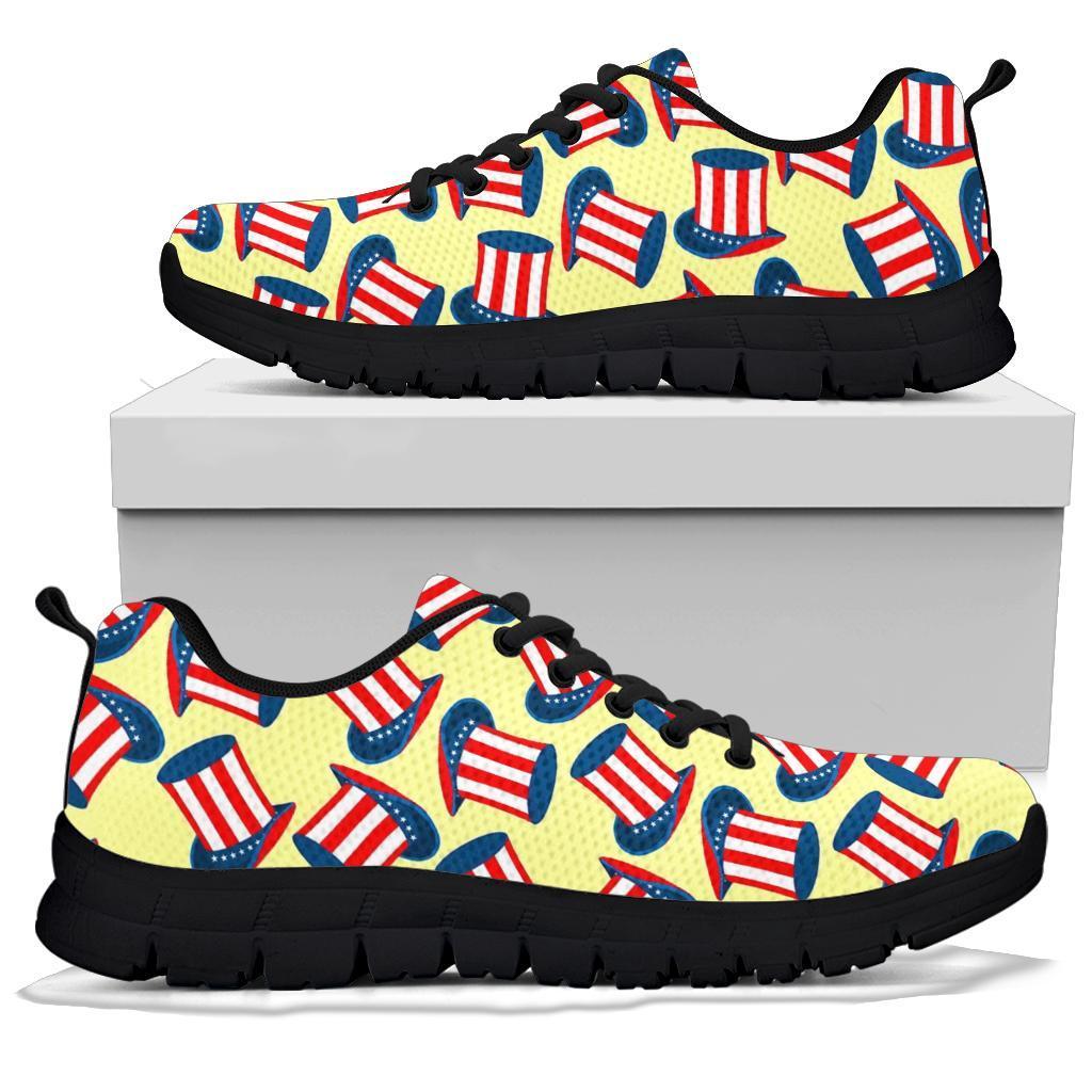Uncle Sam Print Pattern Sneaker Shoes For Men Women-grizzshop