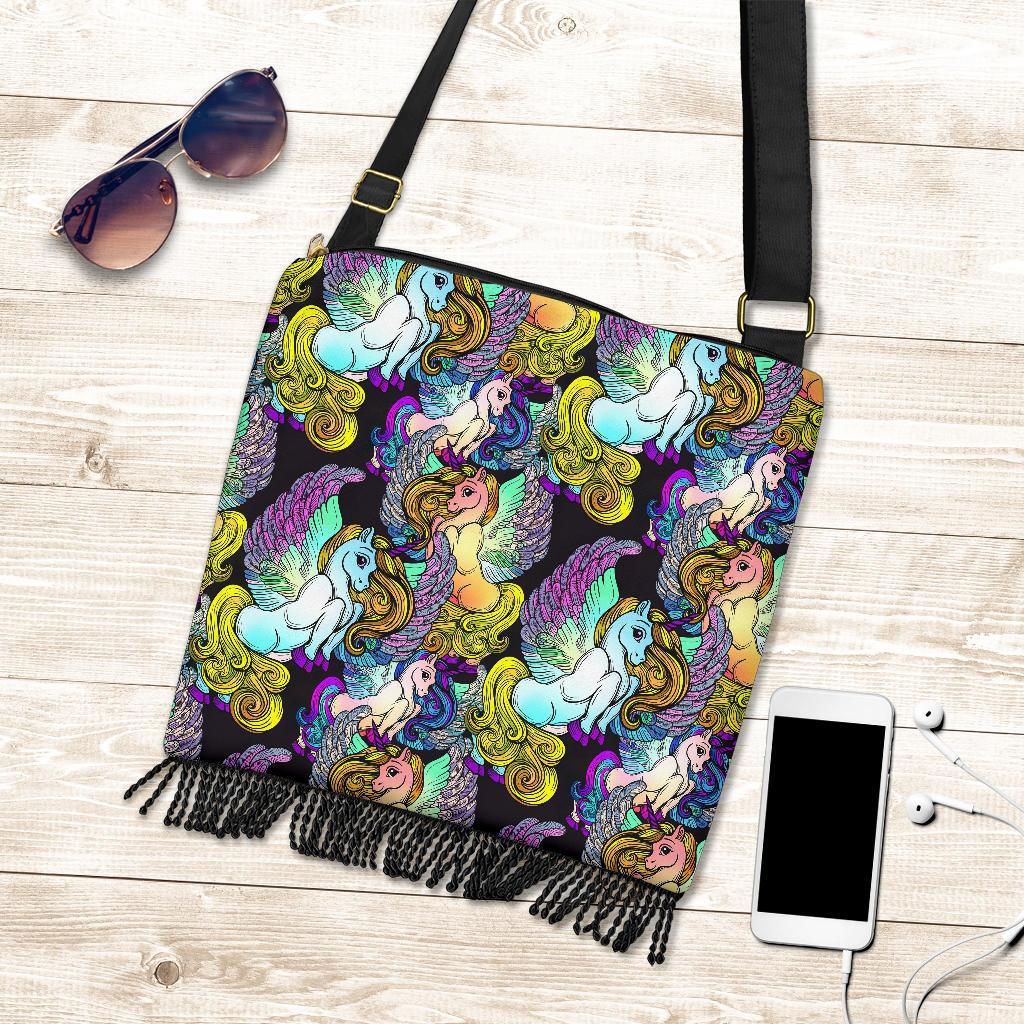Unicon Cartoon Pattern Print Crossbody Bags-grizzshop