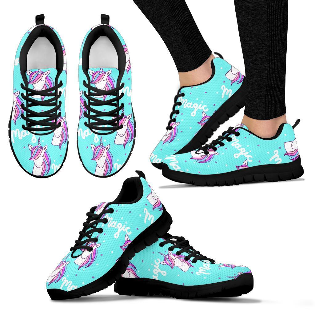 Unicorn Pastel Pattern Print Sneaker Shoes For Men Women-grizzshop