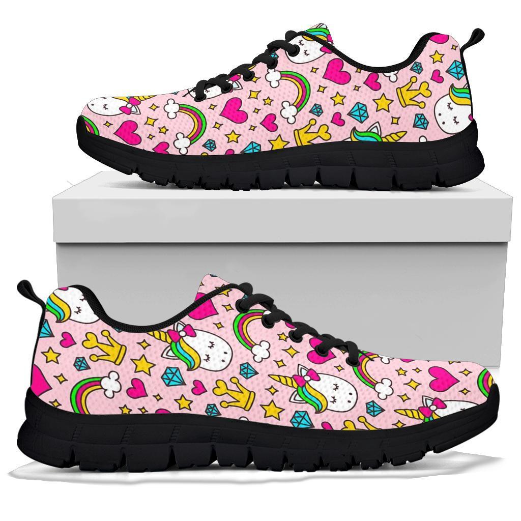Unicorn Pattern Print Sneaker Shoes For Men Women-grizzshop