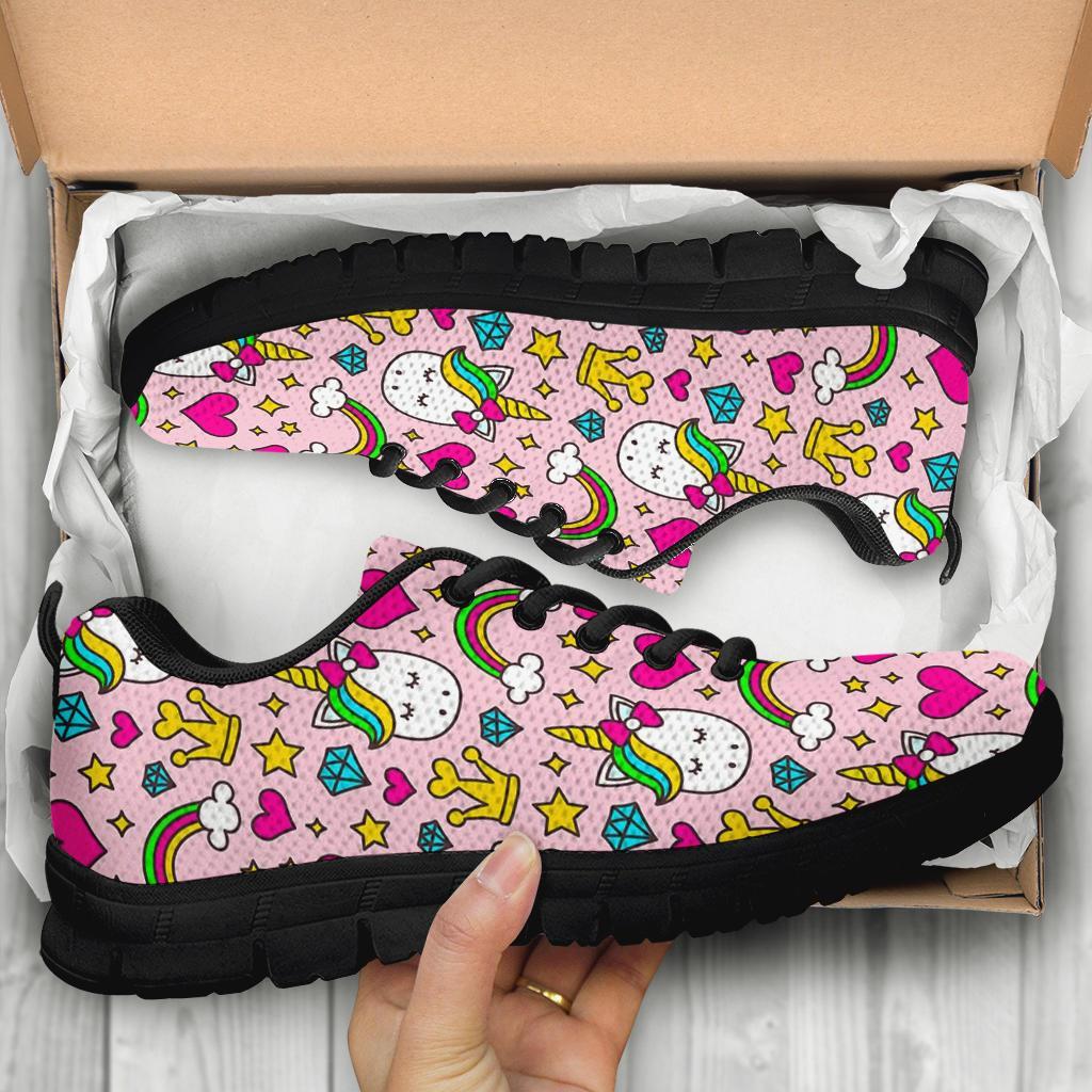 Unicorn Pattern Print Sneaker Shoes For Men Women-grizzshop