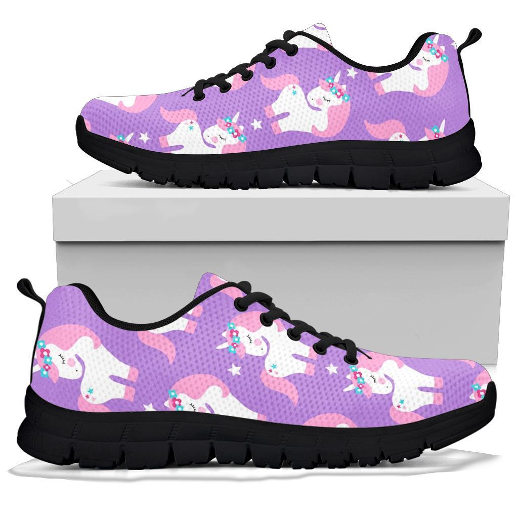 Unicorn Print Pattern Sneaker Shoes For Men Women-grizzshop