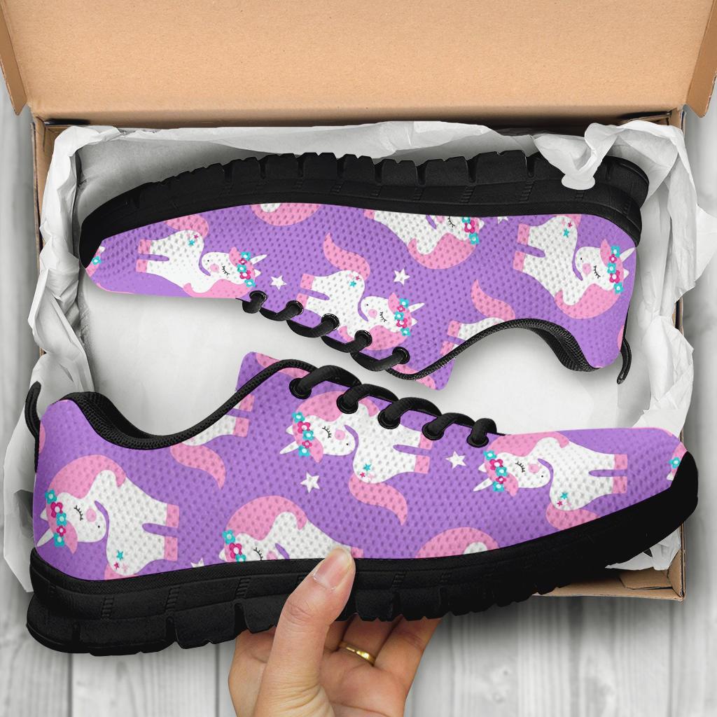 Unicorn Print Pattern Sneaker Shoes For Men Women-grizzshop