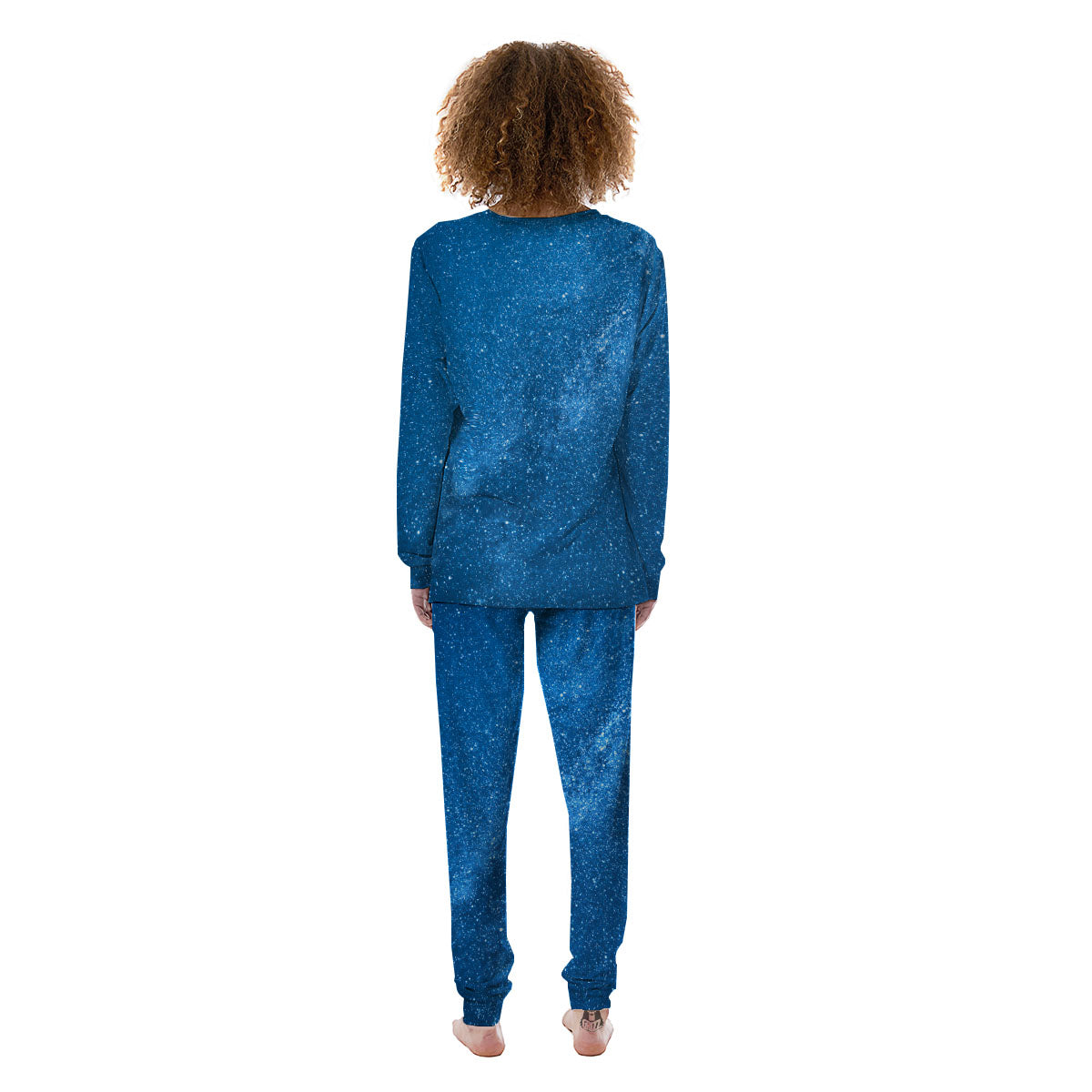 Universe Galaxy Milky Way Print Women's Pajamas-grizzshop