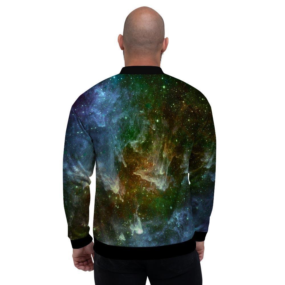 Universe Galaxy Space Men's Bomber Jacket-grizzshop