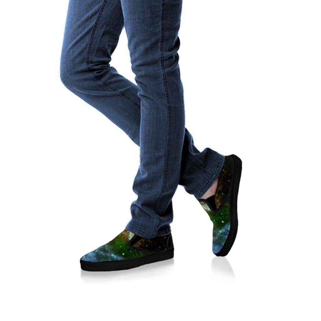 Universe Galaxy Space Women's Slip On Sneakers-grizzshop