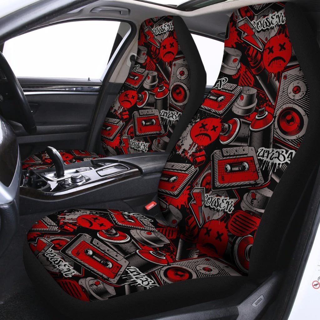 Urban Graffiti HipHop Print Car Seat Covers-grizzshop