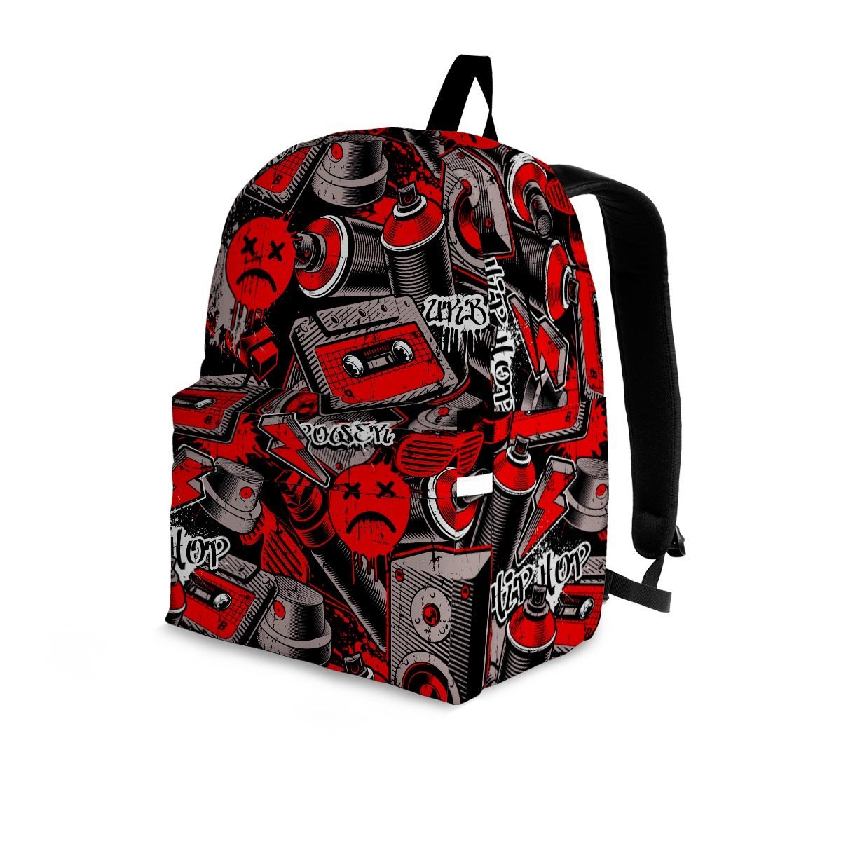 Urban Graffiti HipHop Print Backpack-grizzshop