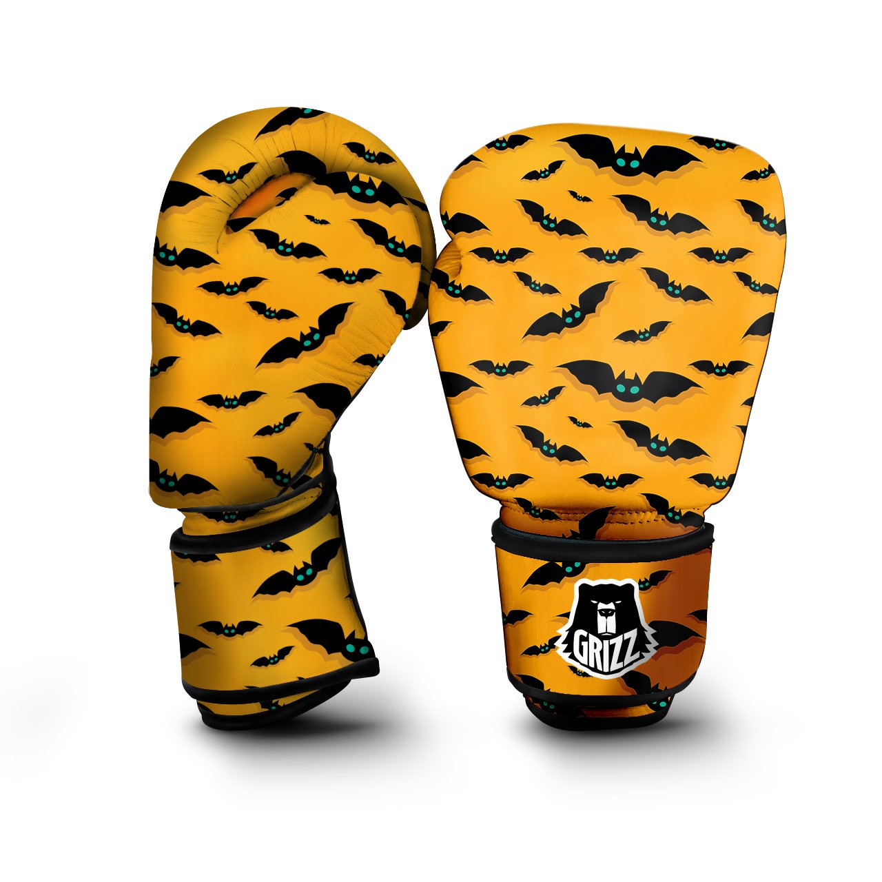 Vampire Bat Halloween Print Pattern Boxing Gloves-grizzshop