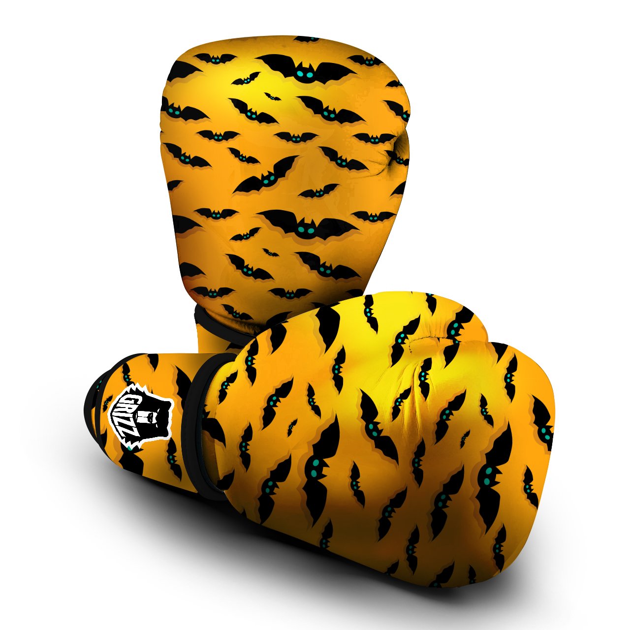 Vampire Bat Halloween Print Pattern Boxing Gloves-grizzshop