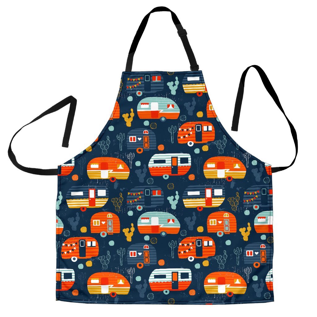 Van Camper Pattern Print Men's Apron-grizzshop