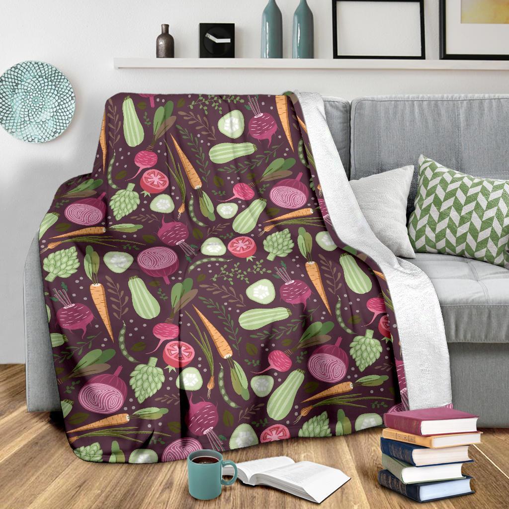 Vegan Print Pattern Blanket-grizzshop