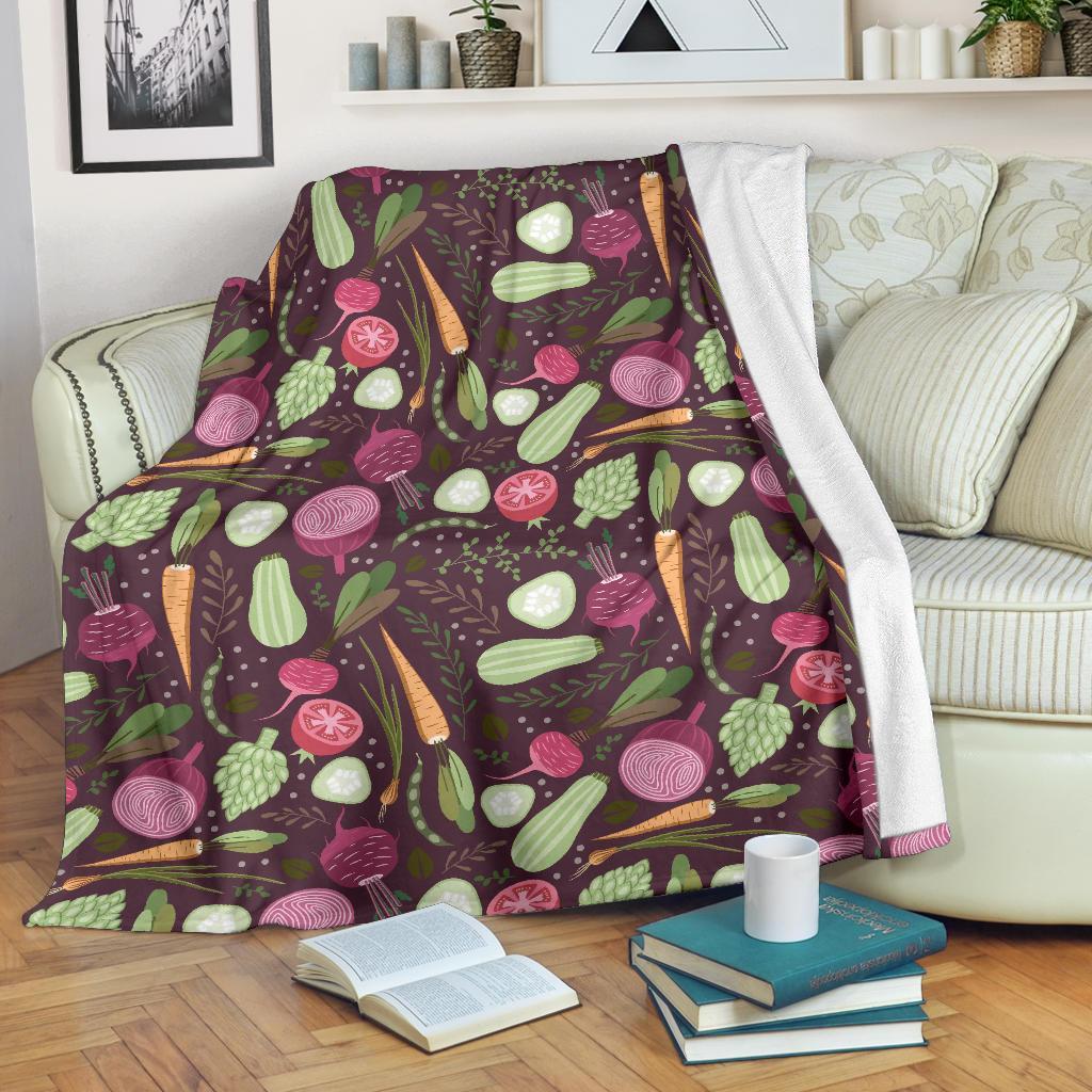Vegan Print Pattern Blanket-grizzshop