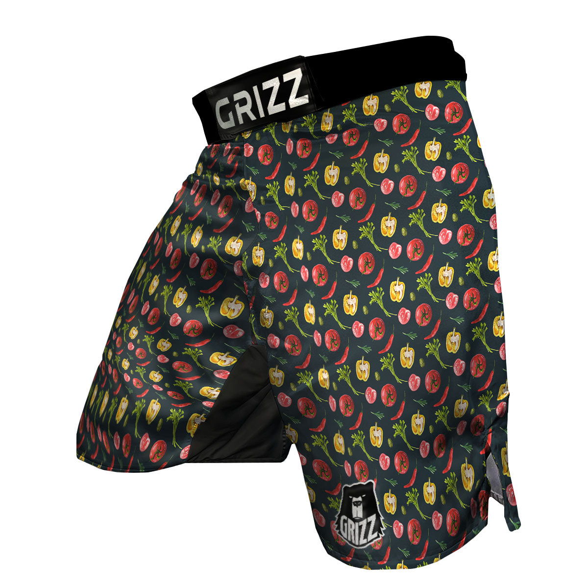 Vegetable Print Pattern MMA Shorts-grizzshop
