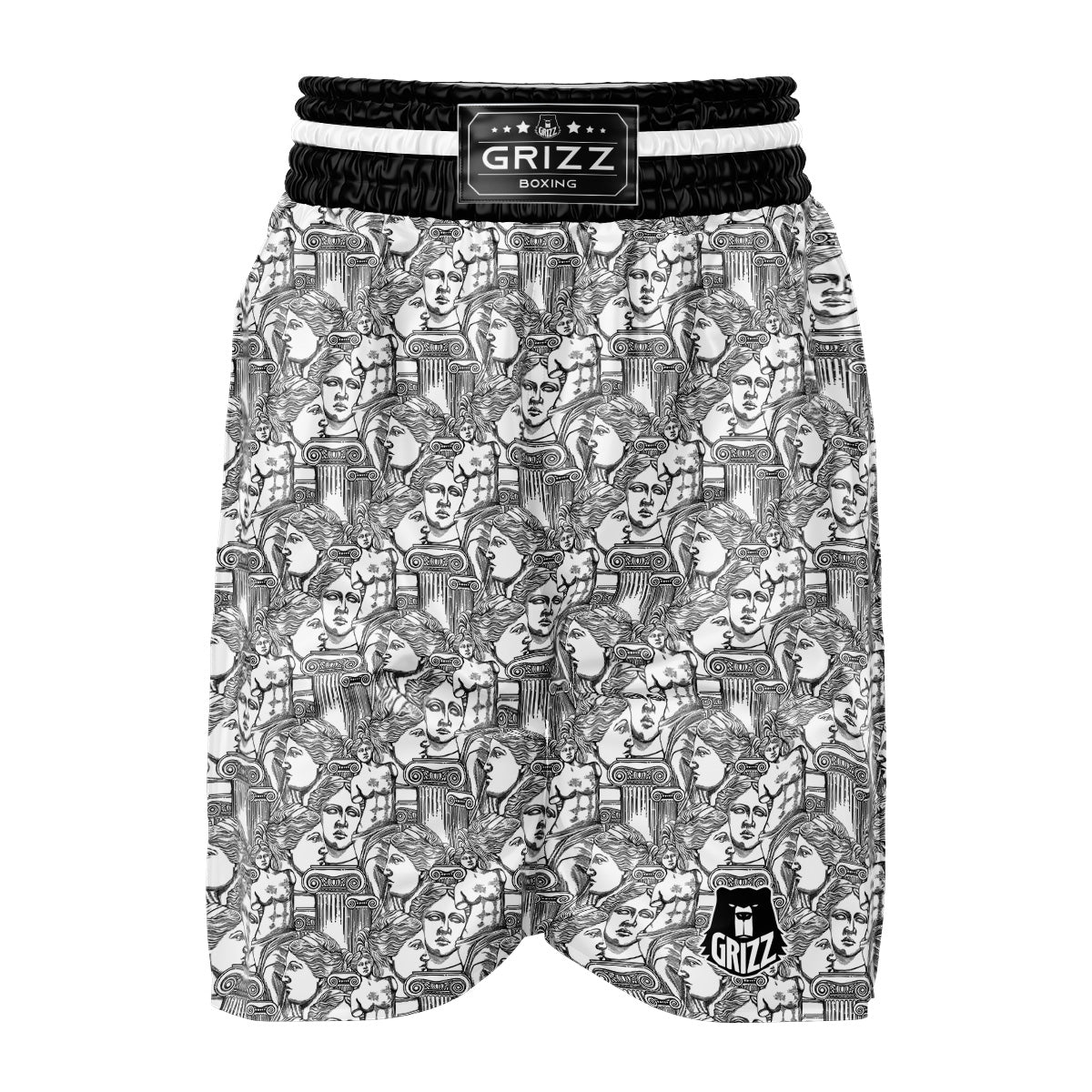 Venus Milos Print Pattern Boxing Shorts-grizzshop