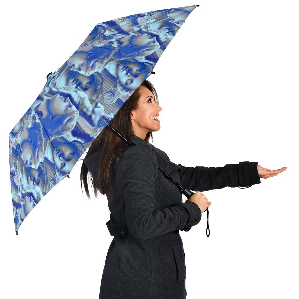 Venus Pattern Print Automatic Foldable Umbrella-grizzshop