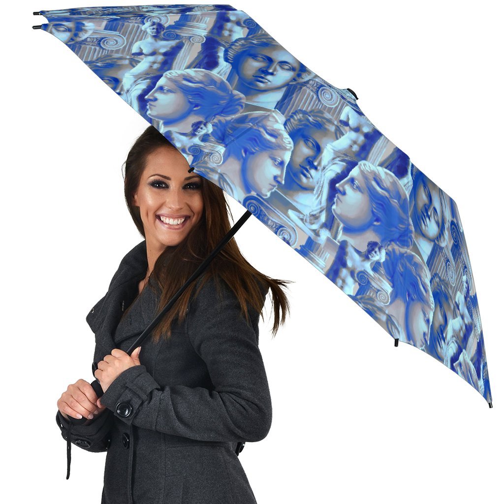 Venus Pattern Print Automatic Foldable Umbrella-grizzshop