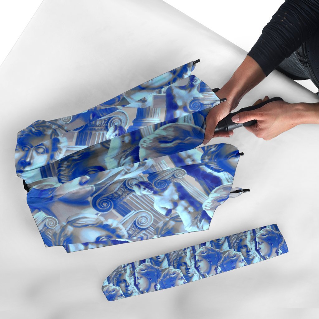 Venus Pattern Print Automatic Foldable Umbrella-grizzshop