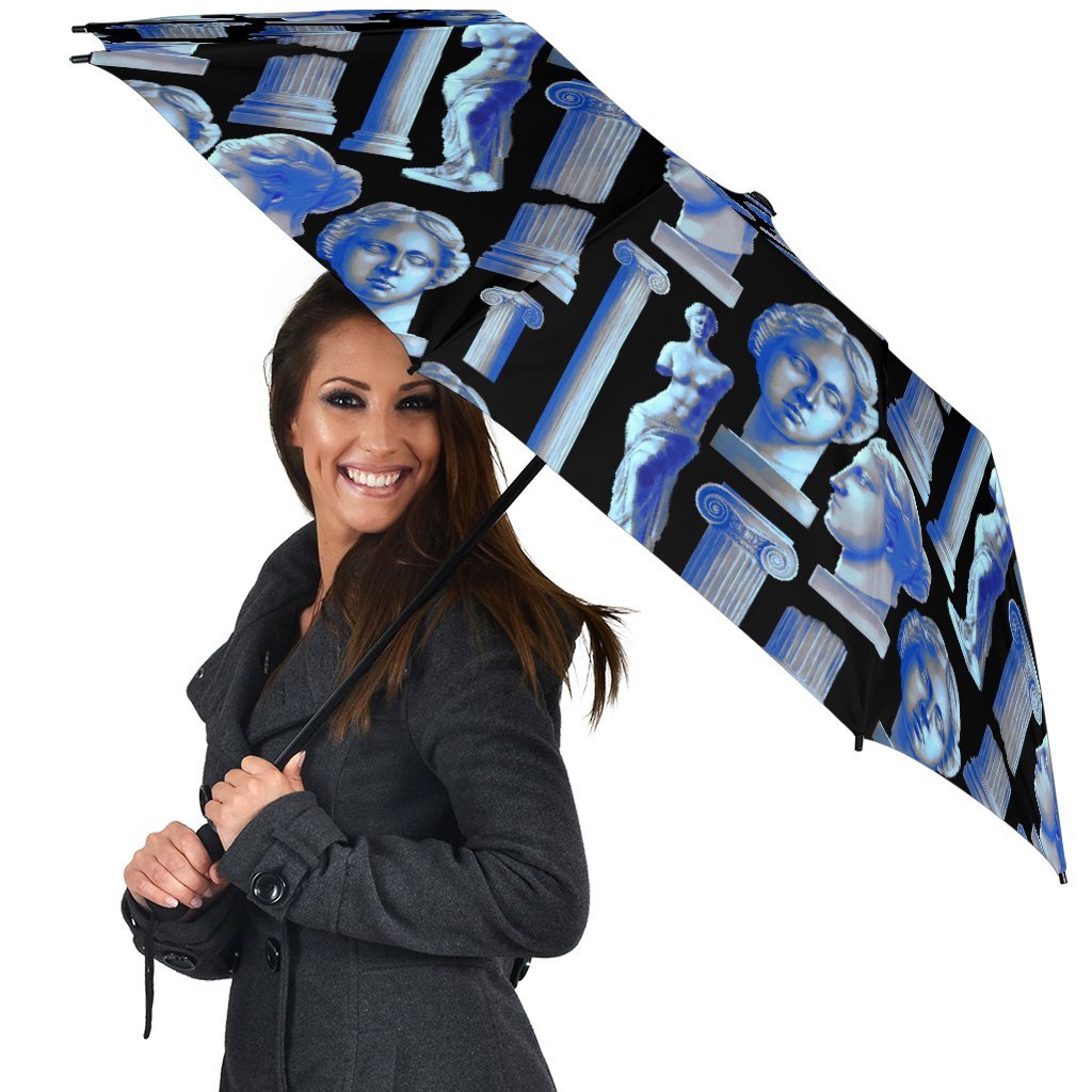 Venus Print Pattern Automatic Foldable Umbrella-grizzshop