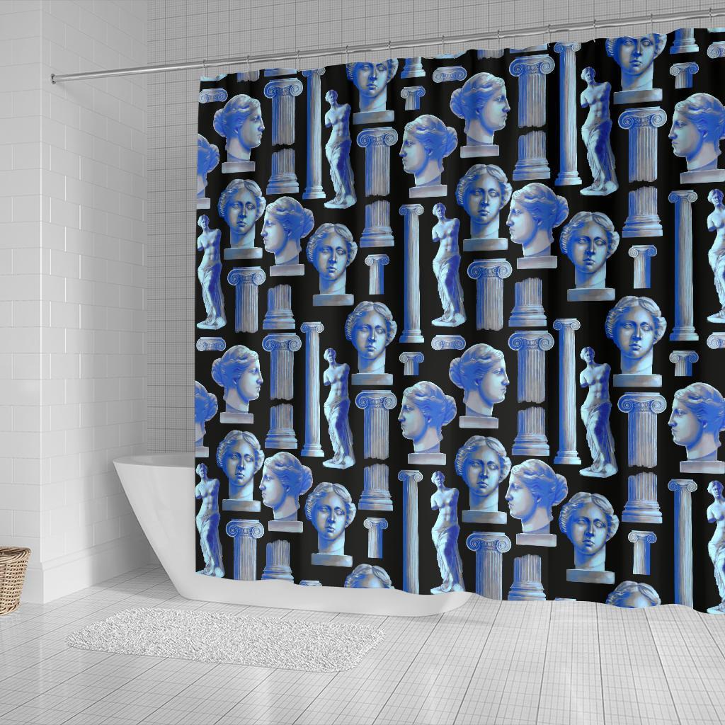 Venus Print Pattern Bathroom Shower Curtain-grizzshop