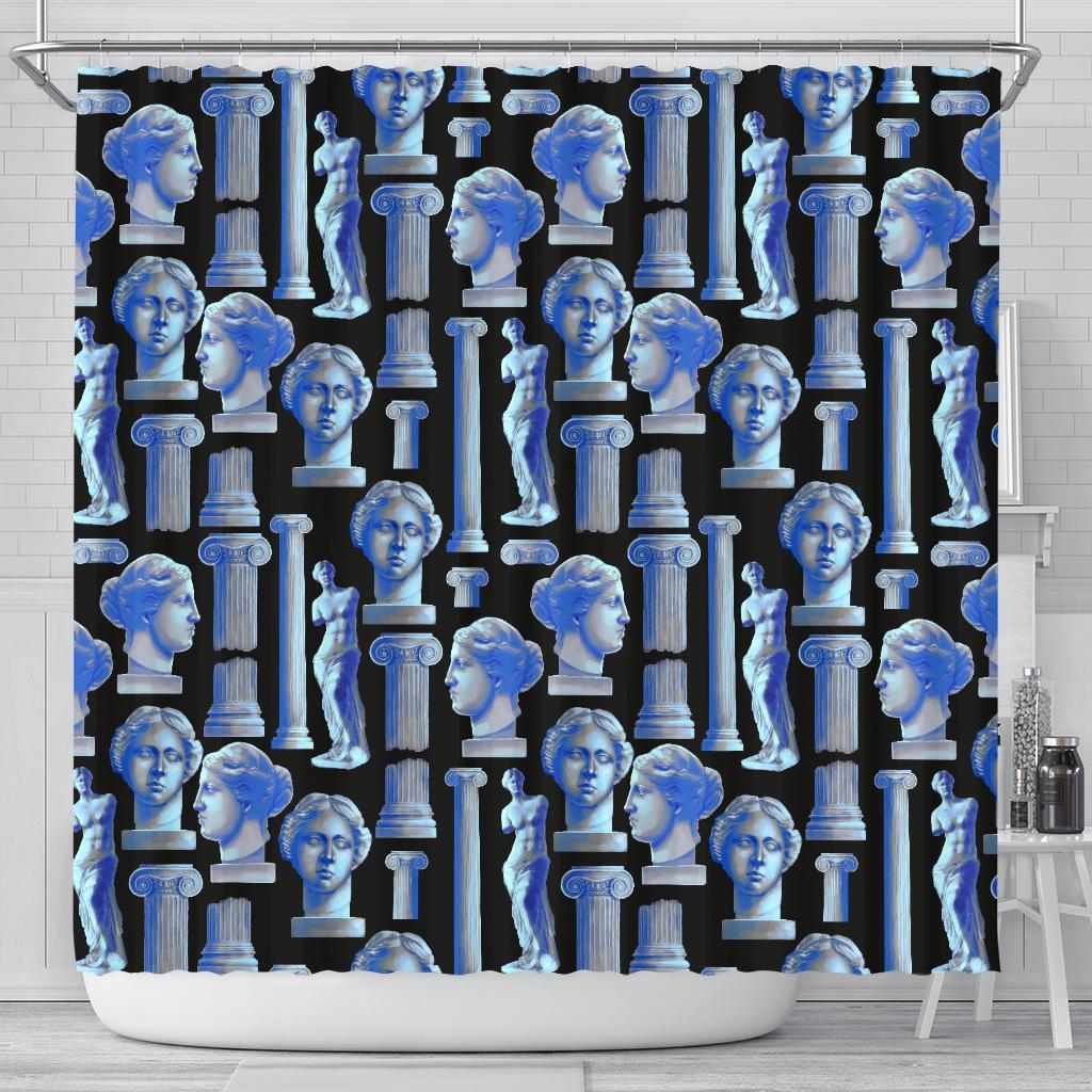 Venus Print Pattern Bathroom Shower Curtain-grizzshop