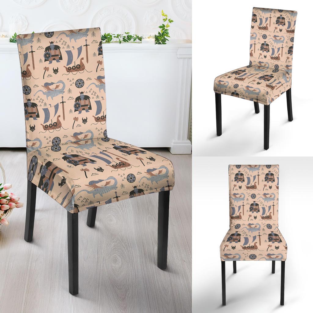 Viking Cartoon Norse Chair Cover-grizzshop