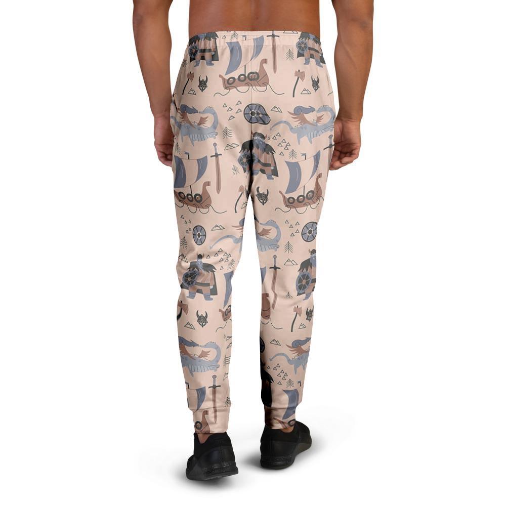 Viking Cartoon Norse Men's Joggers-grizzshop