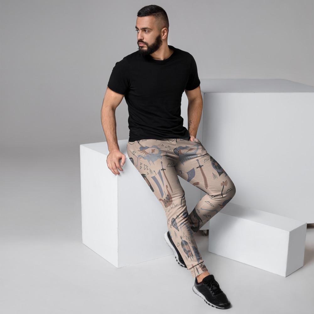 Viking Cartoon Norse Men's Joggers-grizzshop