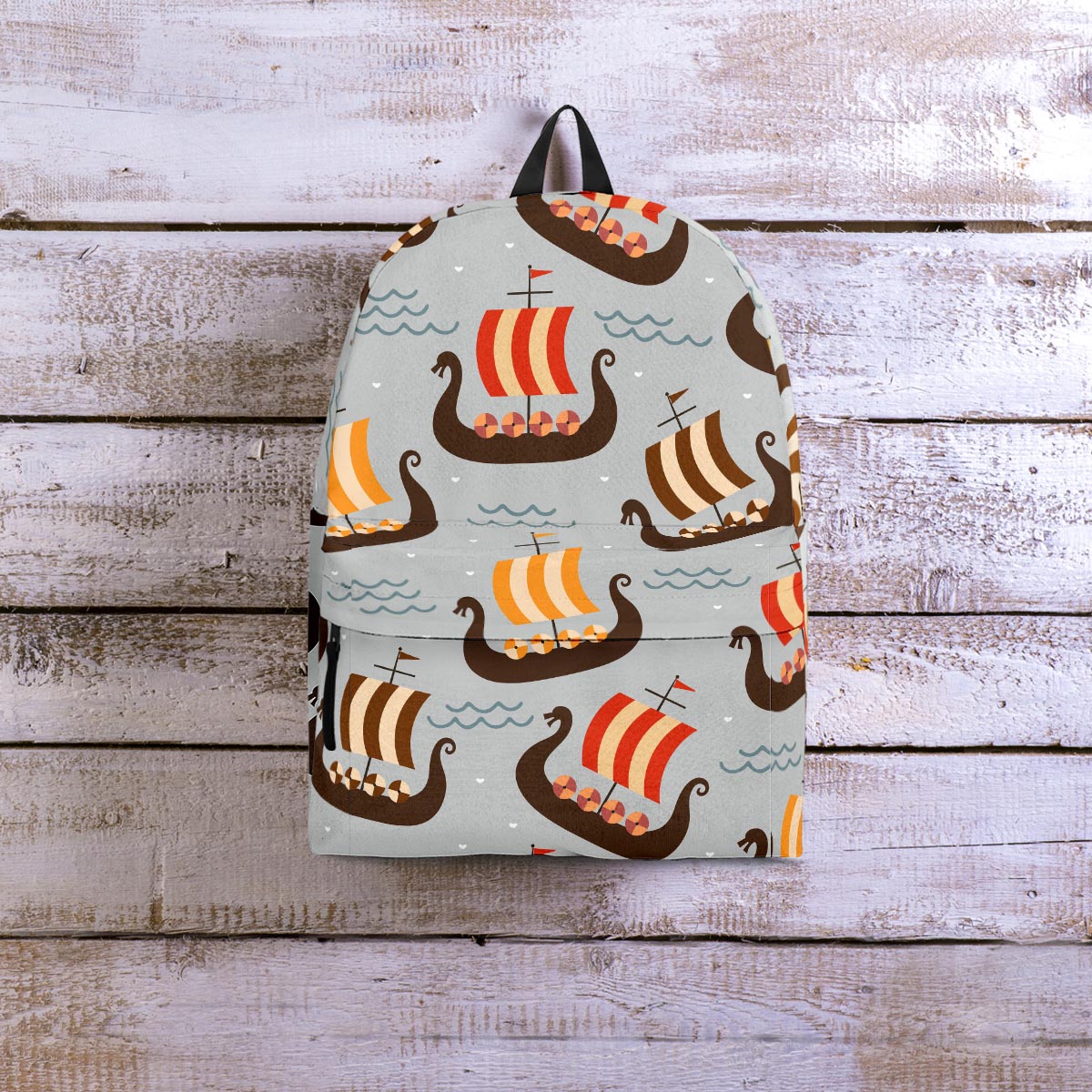 Viking Drakkar Ship Backpack-grizzshop