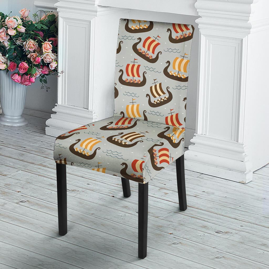 Viking Drakkar Ship Chair Cover-grizzshop